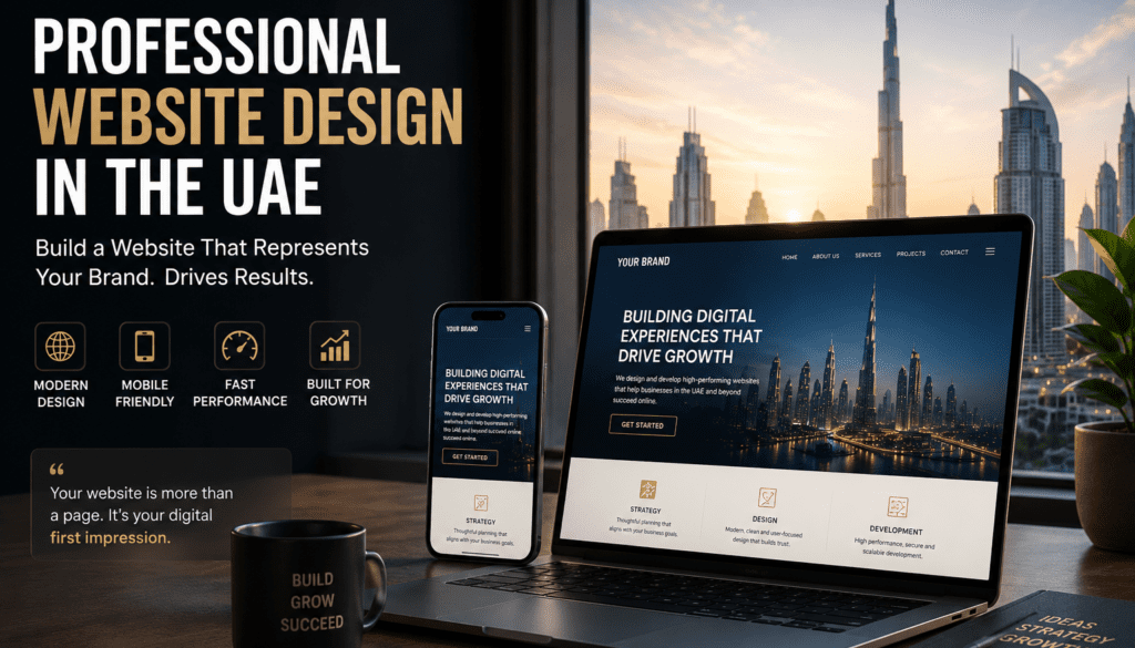 Professional website design in the UAE
