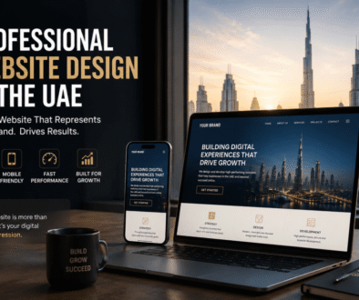 Professional website design in the UAE